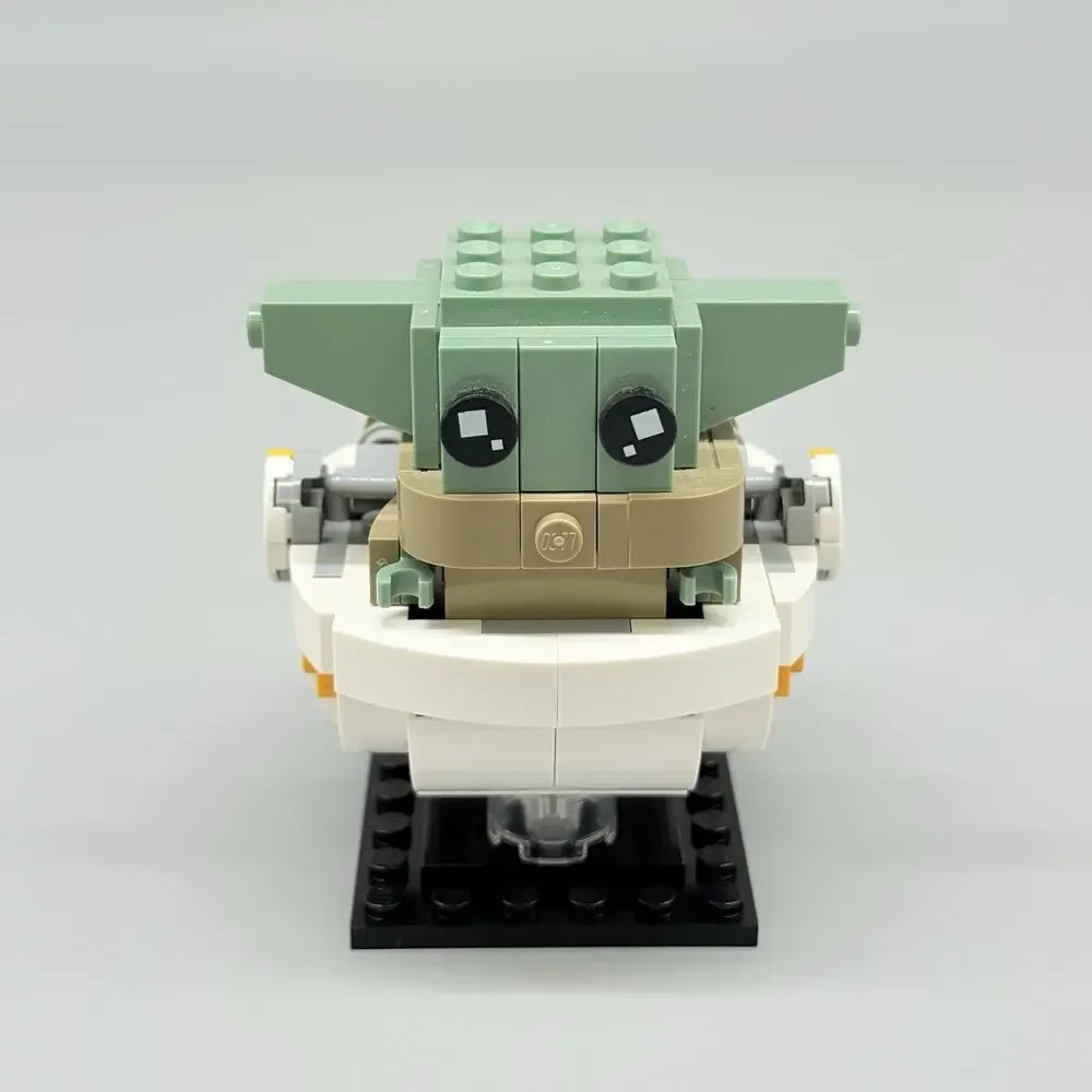 Lego Star Wars 75317 The Mandalorian & The Child Brick Headz + Battle Droid Mini